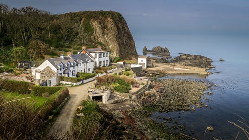 Portbraddan Cottage and the surrounding area, County Antrim